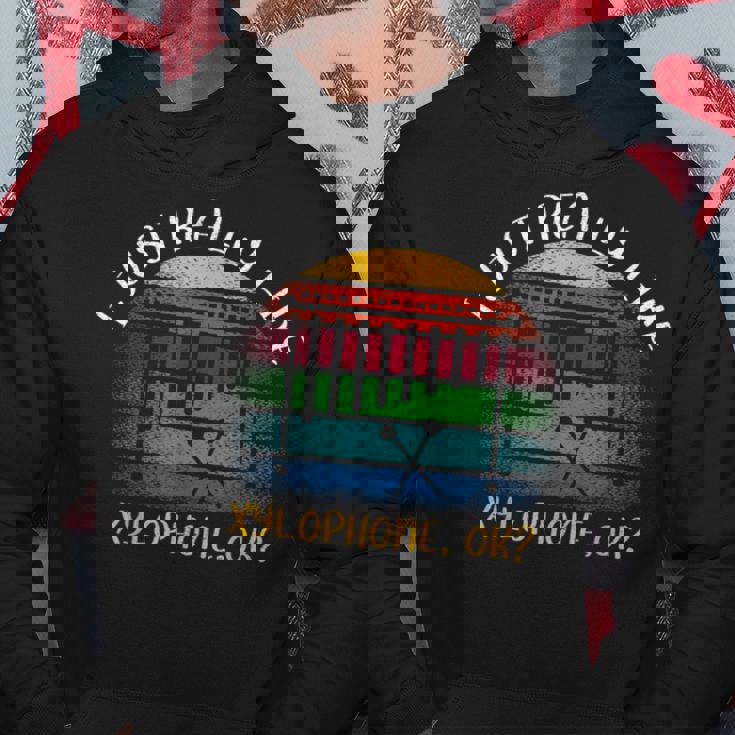 Vintage Xylophone Lover I Just Really Like Xylophone Ok Hoodie Unique Gifts