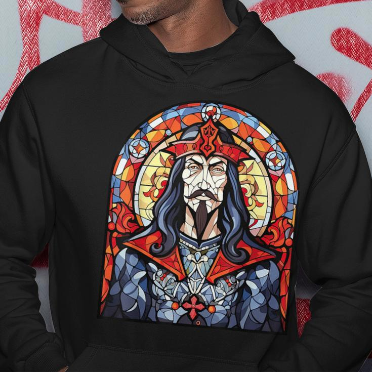 Vlad The Impaler Stained Glass Hoodie Unique Gifts
