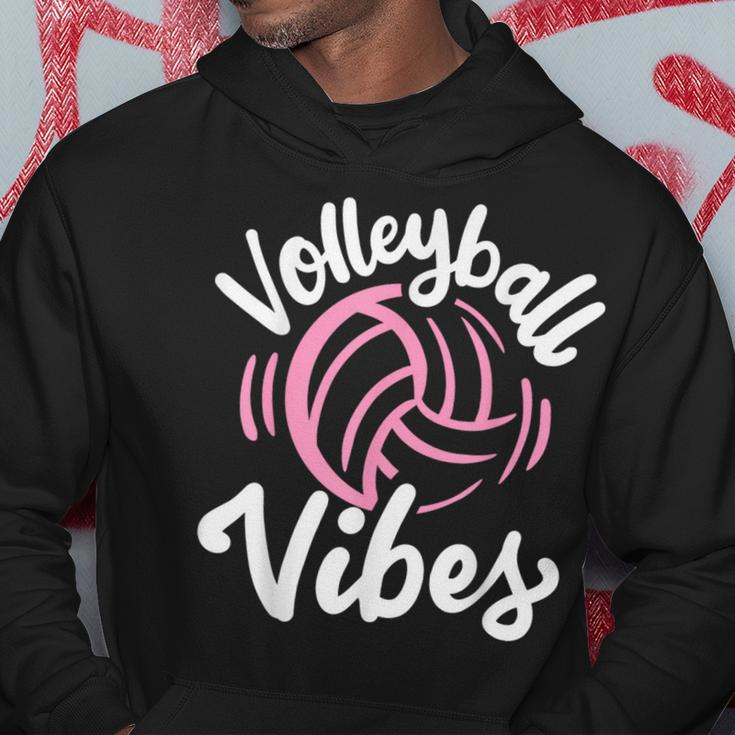 Volleyball Vibes Volleyball Funny Gifts Hoodie Unique Gifts