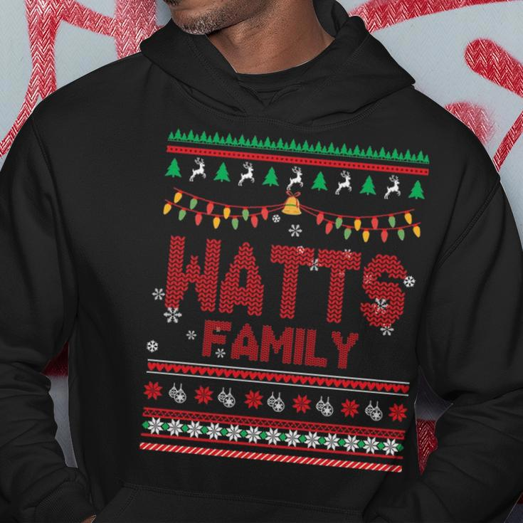 Watts Name Gift Watts Family V2 Hoodie Funny Gifts