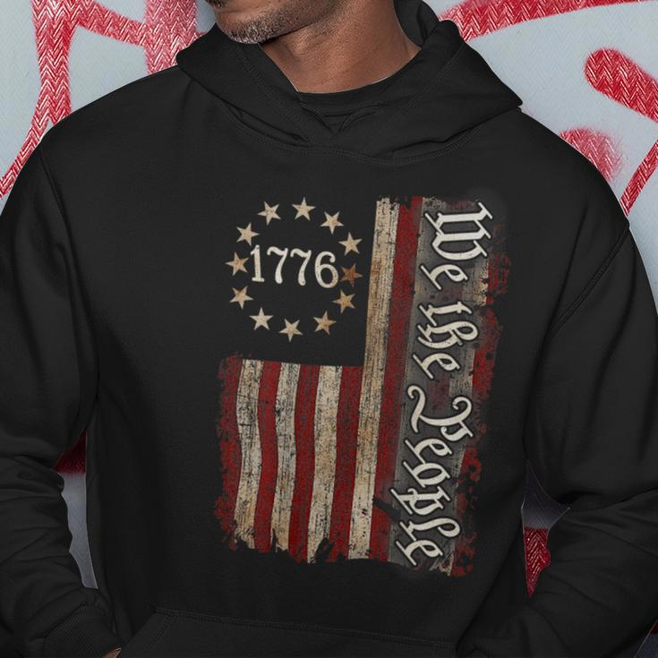 We The People American History 1776 Independence Day On Back 1776 Funny Gifts Hoodie Unique Gifts