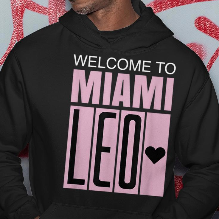 Welcome To Miami Leo 10 Goat Gifts For Goat Lovers Funny Gifts Hoodie Unique Gifts