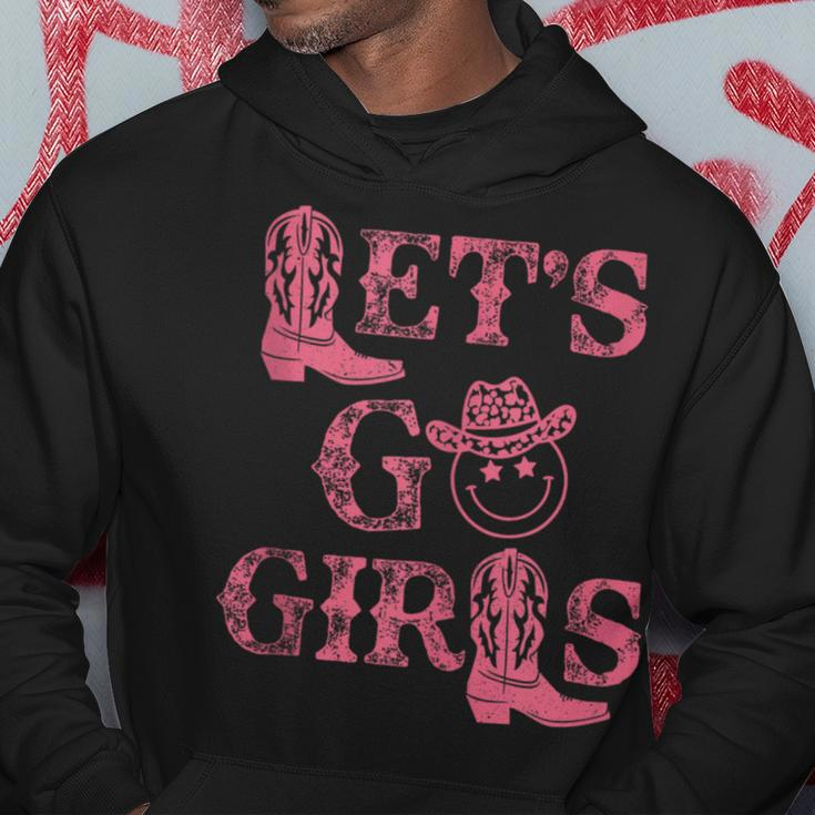 Western Lets Go Girls Bridal Bachelorette Party Matching Hoodie Unique Gifts