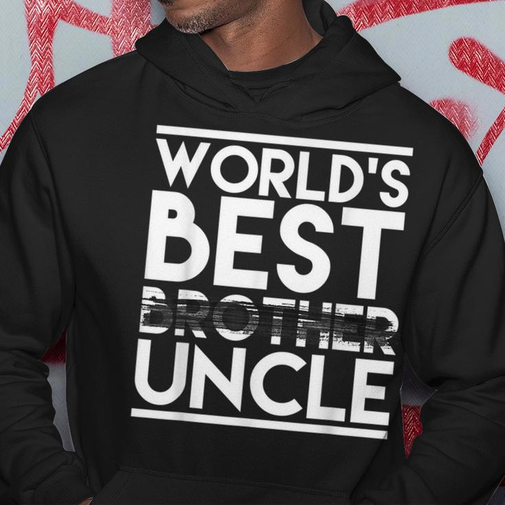 Worlds Best Brother Uncle Cute Pregnancy Announcement Hoodie Unique Gifts