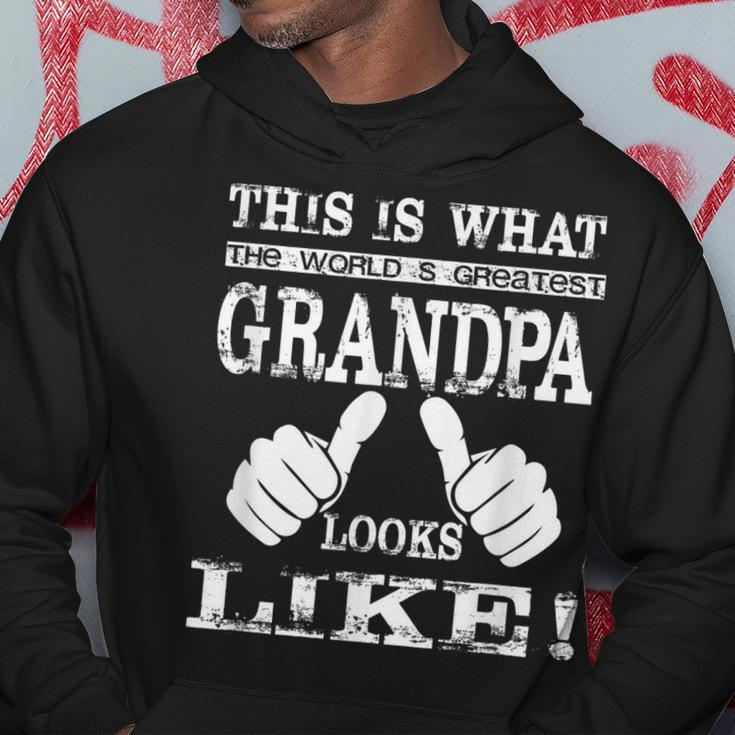 Worlds Greatest Grandpa Best Grandfather Ever Hoodie Unique Gifts