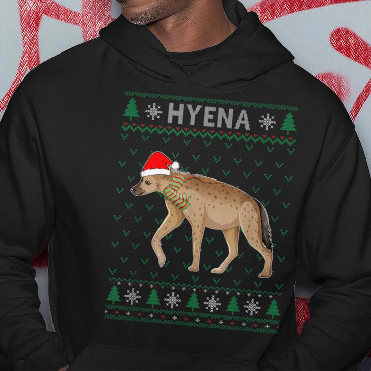Xmas Hyena Ugly Christmas Sweater Party Hoodie Unique Gifts
