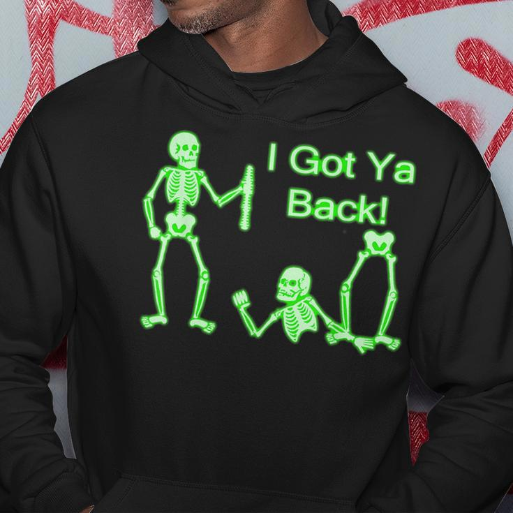 I Got Ya Back Skeleton Glow In The Dark Hoodie Unique Gifts