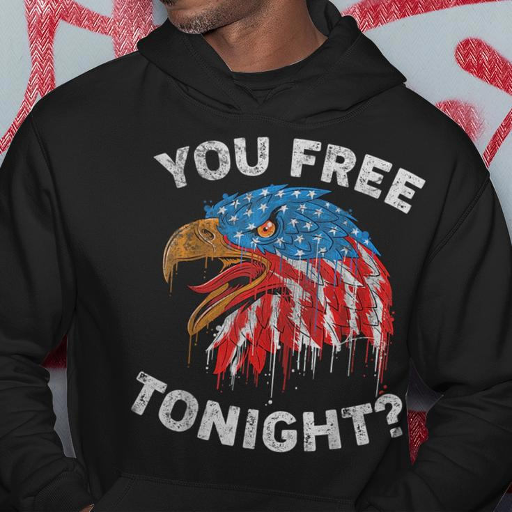 You Free Tonight Usa Flag Eagle 4Th Of July Hoodie Unique Gifts