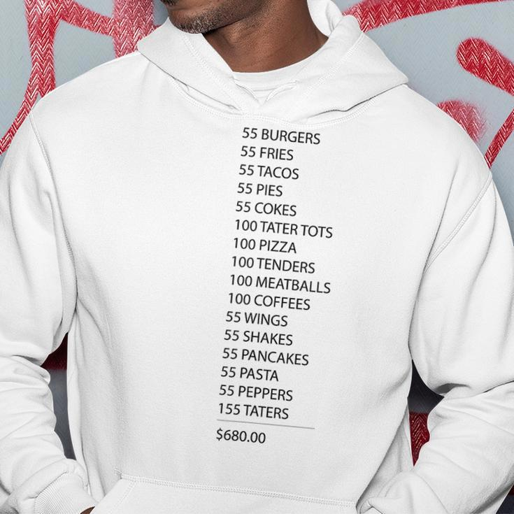 55 Burgers 55 Fries I Think You Should Leave Hoodie Unique Gifts