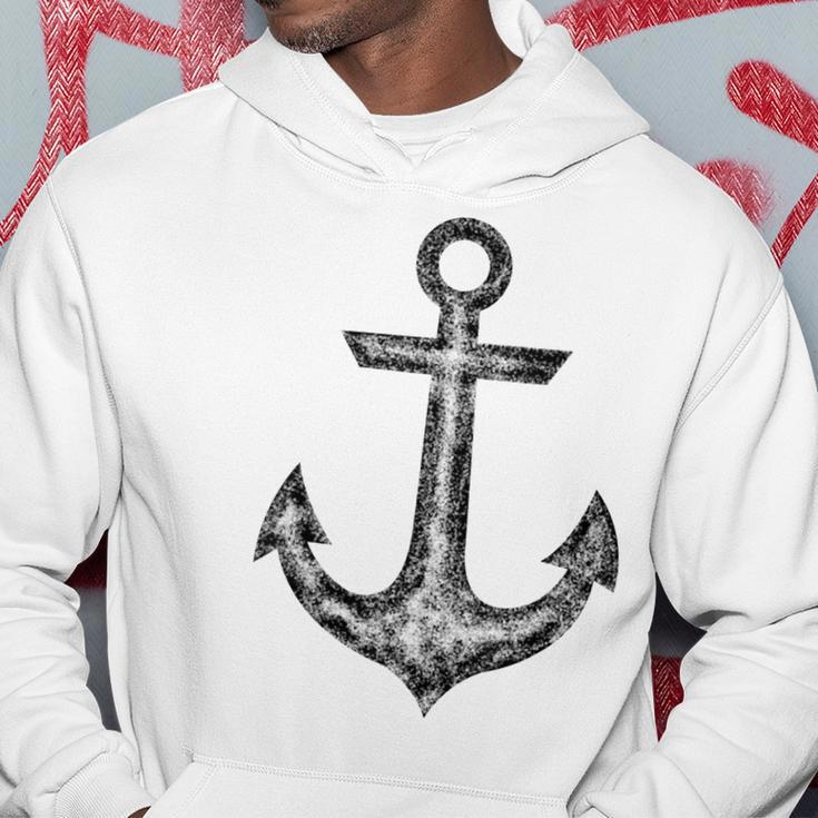 Anchor Boating Nautical Standard Galvanized Black V1 Hoodie Unique Gifts