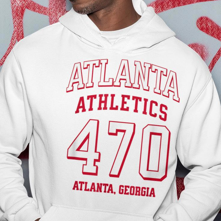 Atlanta Athletics 470 Atlanta Ga For 470 Area Code Hoodie Unique Gifts