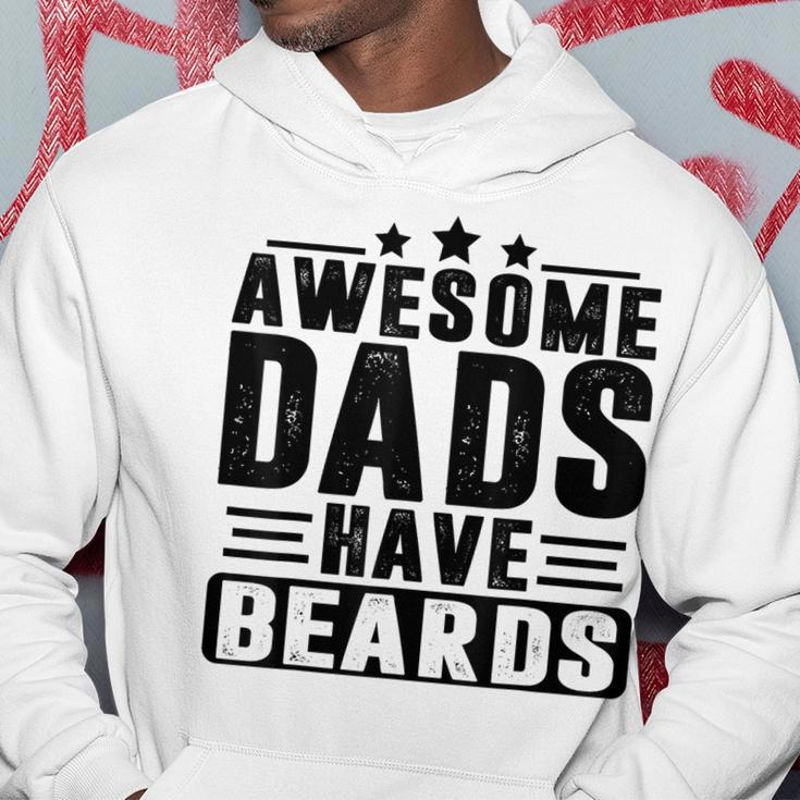 Awesome Dads Have Beards Fathers Day Hoodie Unique Gifts