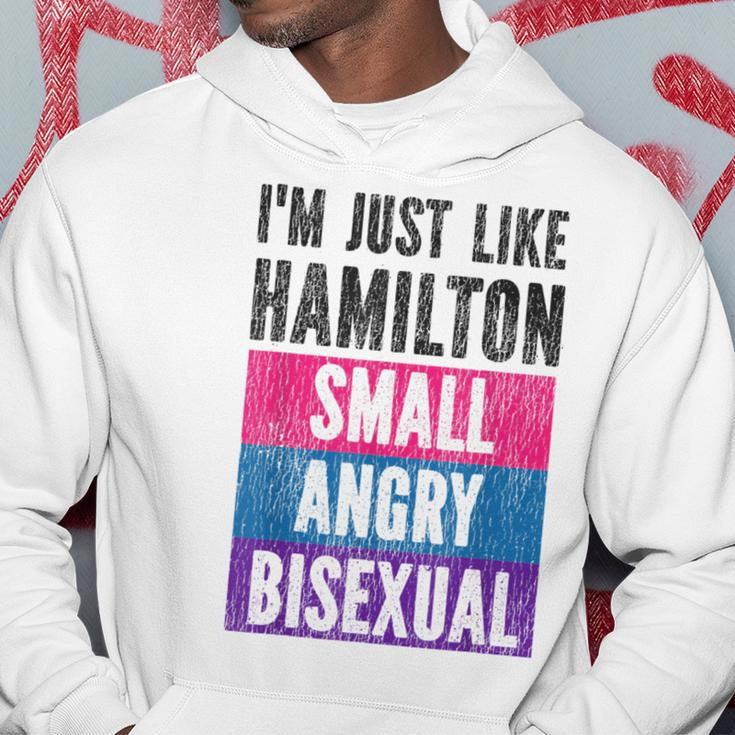 Bisexual Bi Pride Flag Im Just Like Hamilton Small Angry & Hoodie Unique Gifts