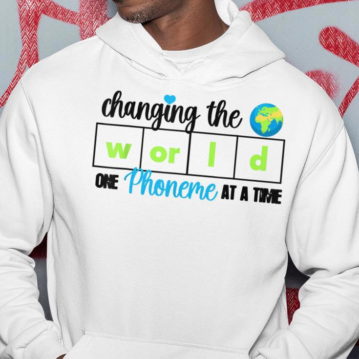 Changing The World One Phoneme At A Time Hoodie Unique Gifts