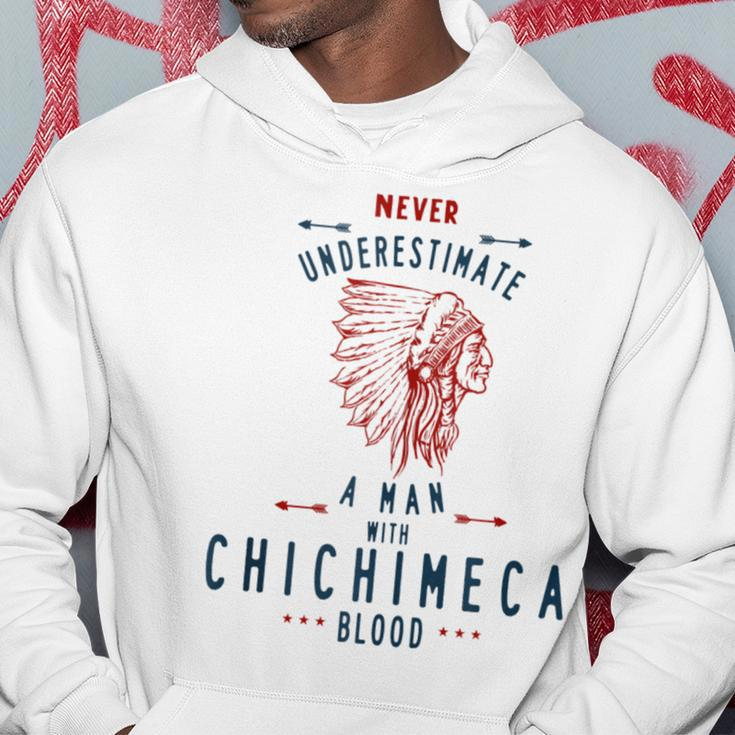 Chichimeca Native Mexican Indian Man Never Underestimate Indian Funny Gifts Hoodie Unique Gifts