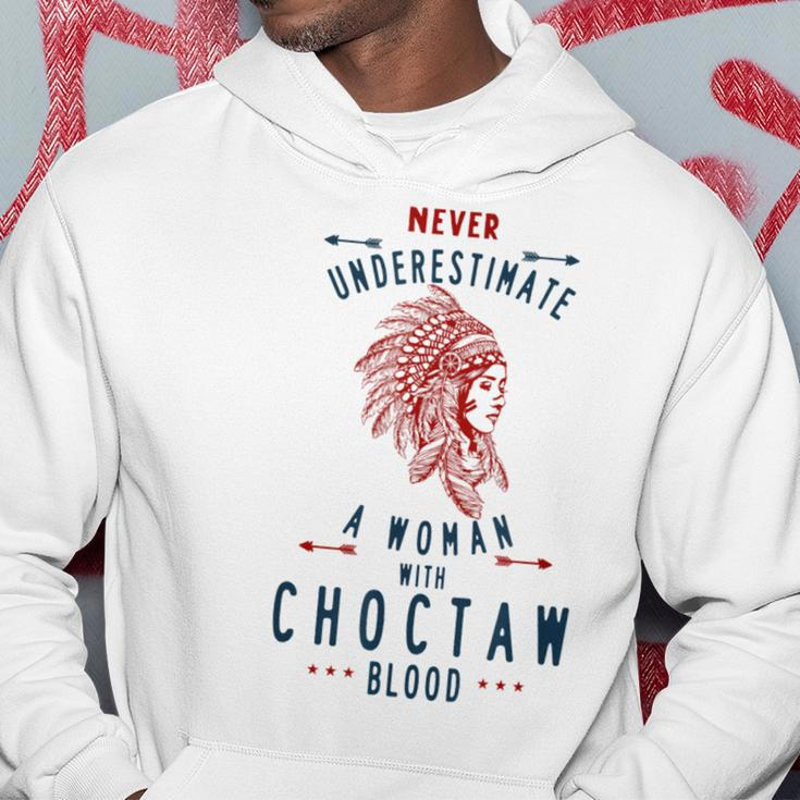 Choctaw Native American Indian Woman Never Underestimate Native American Funny Gifts Hoodie Unique Gifts
