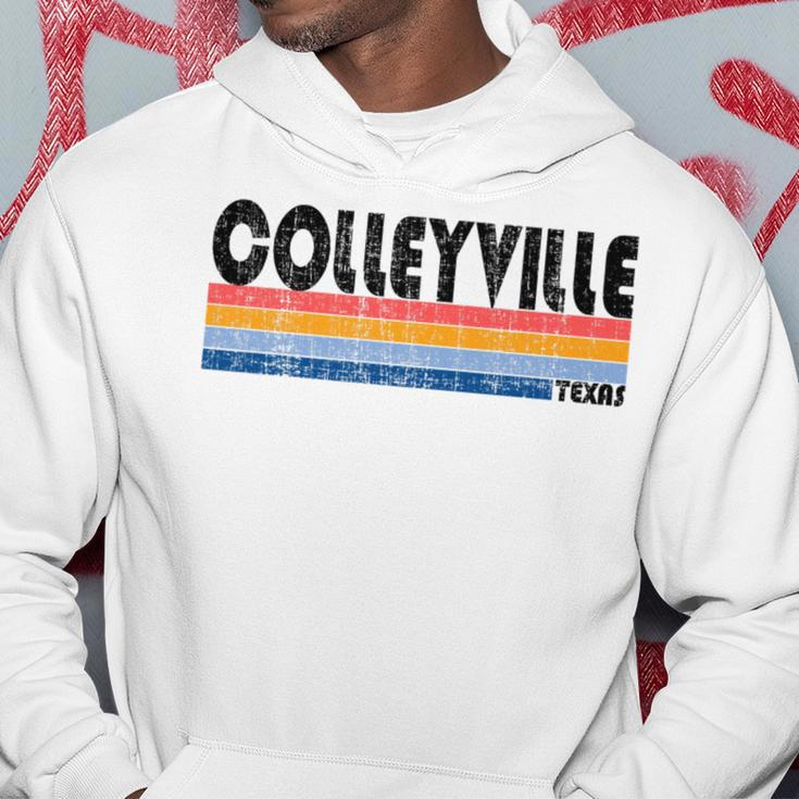 Colleyville Tx Hometown Pride Retro 70S 80S Style Hoodie Unique Gifts