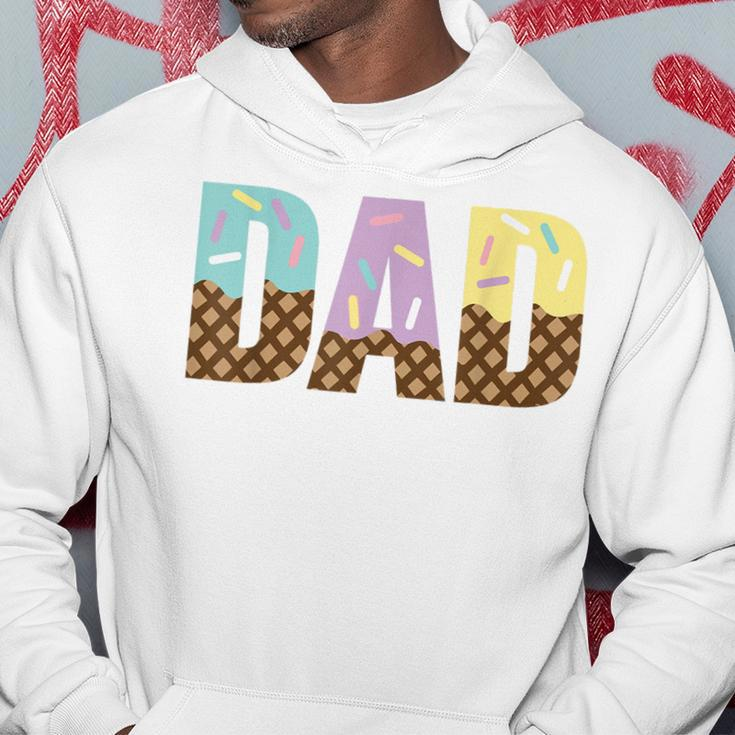 Dad Of The Sweet One Ice Cream 1St First Family Fathers Day Hoodie Funny Gifts
