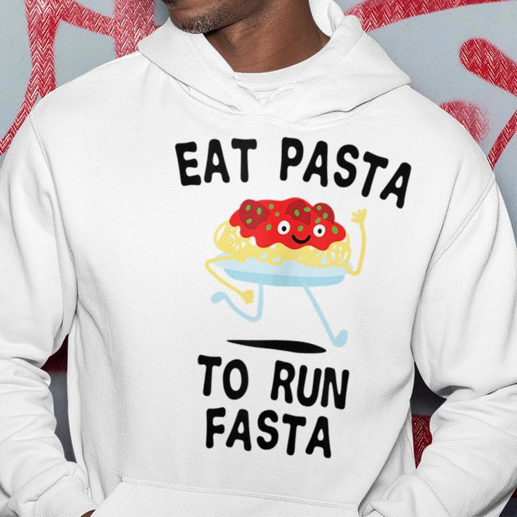 Eat Pasta To Run Fasta Italian Food Noodles Spaghetti Hoodie Unique Gifts