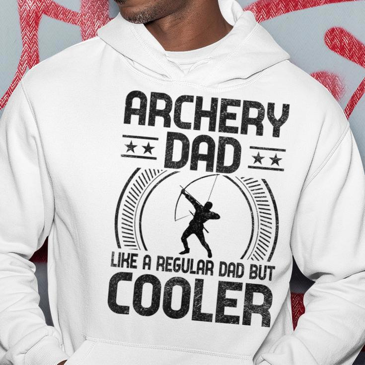 Father Archery Dad Like A Regular Dad But Cooler Gift For Mens Hoodie Personalized Gifts