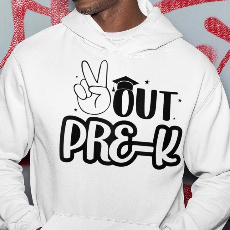 Funny Peace Out Prek Graduate Summer Last Day Of School Hoodie Unique Gifts