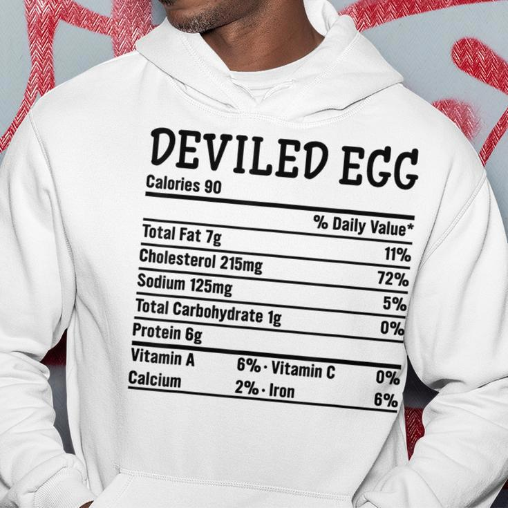 Funny Thanksgiving Xmas Food Facts Deviled Egg Nutrition Hoodie Unique Gifts