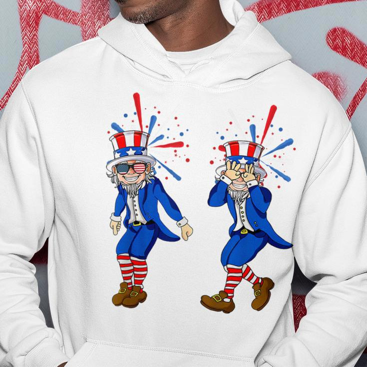 Funny Uncle Sam Griddy Dance 4Th Of July Independence Day Hoodie Unique Gifts