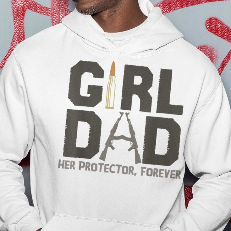 Girl Dad Her Protector Forever Fathers Day Fathers Day Gift For Men Hoodie Unique Gifts