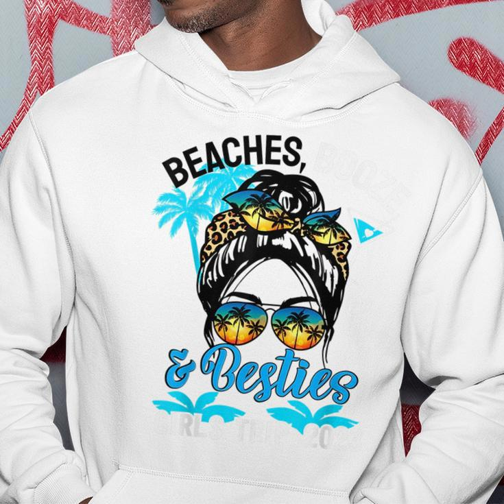 Girls Trip 2023 Best Friend Beaches Booze And Besties Hoodie Funny Gifts