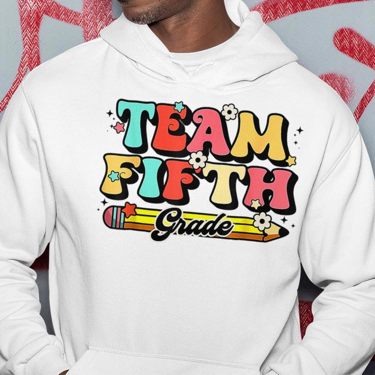 Groovy Team 5Th Grade First Day Of School Back To School Hoodie Unique Gifts