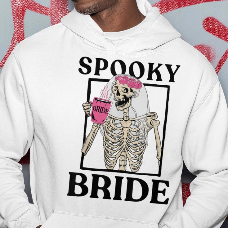 Halloween Spooky Bride Bridesmaid Skeleton Bachelorette Hoodie Funny Gifts