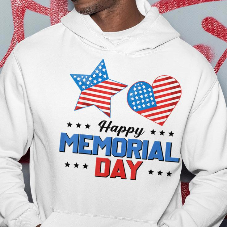 Happy Memorial Day 4Th Of July American Flag Patriotic Hoodie Unique Gifts