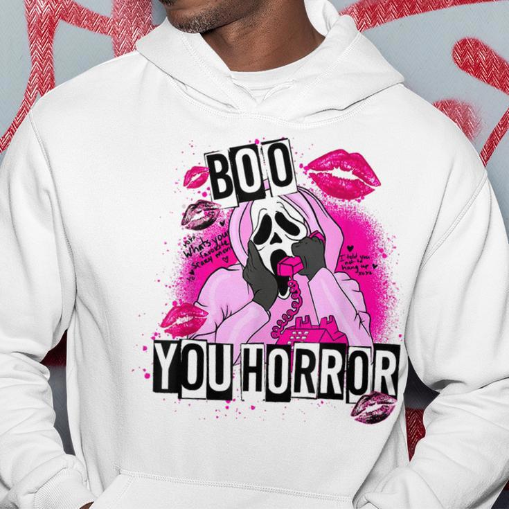 Hey Boo You Horror Scary Horror Movie Halloween Hoodie Unique Gifts