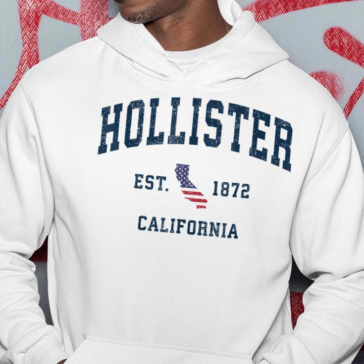 Hollister California Vintage State Usa Flag Athletic Style Hoodie Funny Gifts