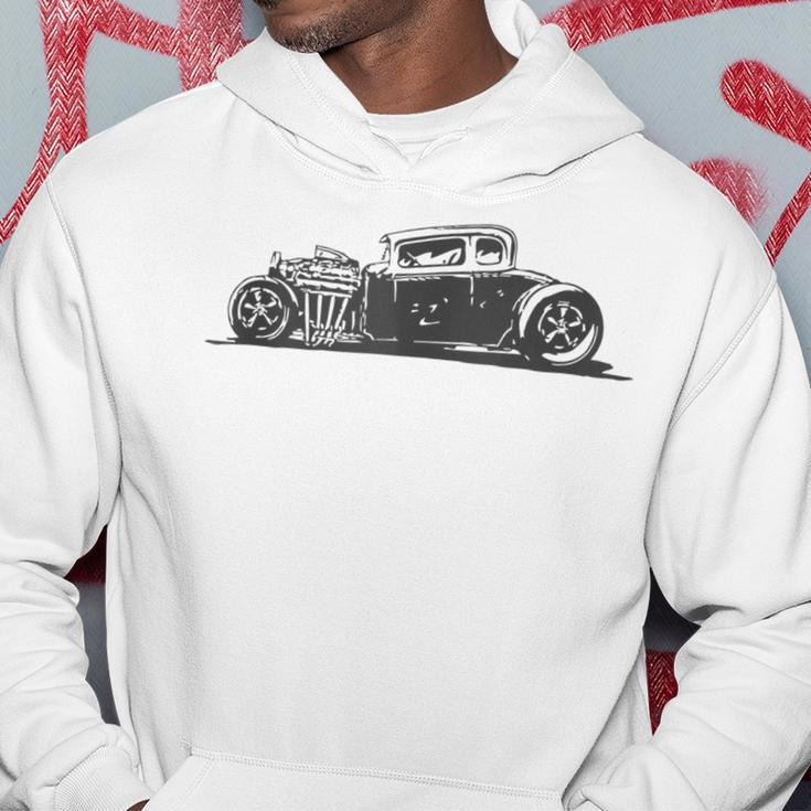 Hot Rod Rust Racer Vintage Graphic Old Muscle Car Hoodie Unique Gifts