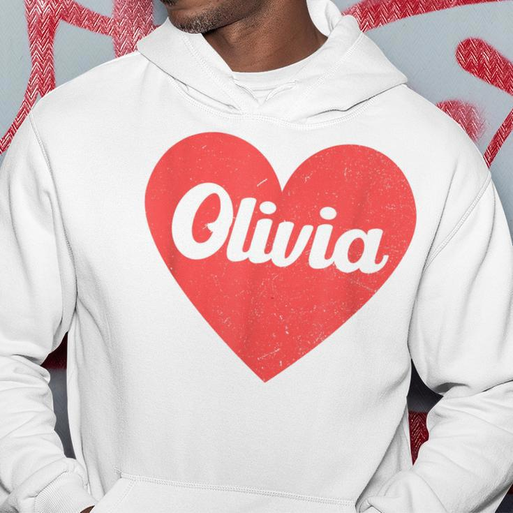 I Heart Olivia First Names And Hearts I Love Olivia Hoodie Unique Gifts