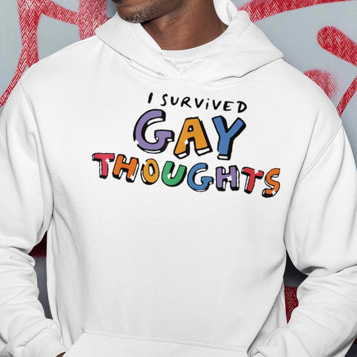 I Survived Gay Thoughts Hoodie Unique Gifts