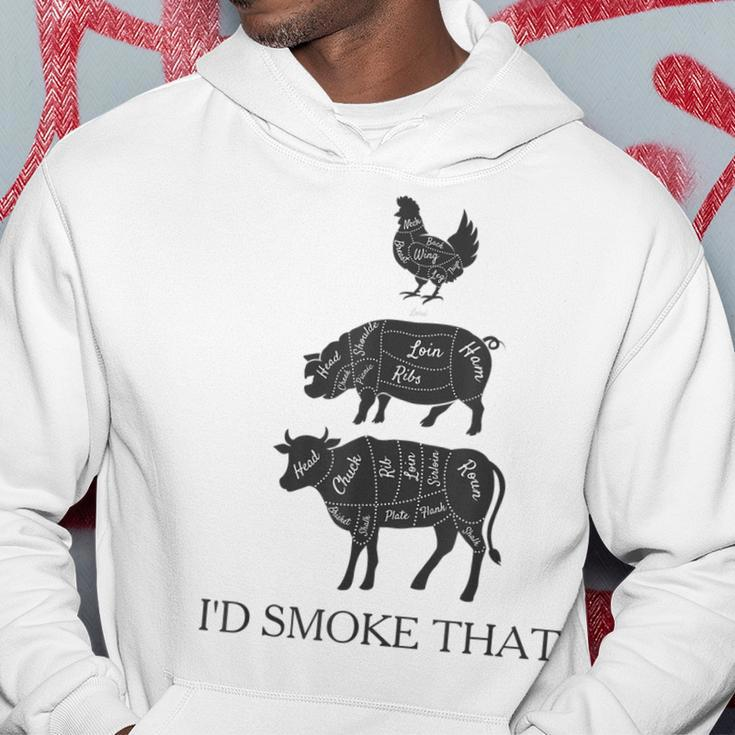 Id Smoke That Barbecue Grilling Bbq Smoker Gift Gift For Mens Hoodie Unique Gifts