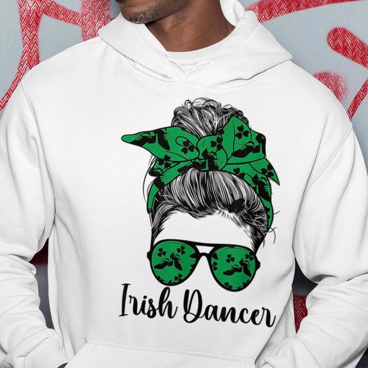 Irish Dancer Messy Bun Irish Dance Irish Dancing Hoodie Funny Gifts