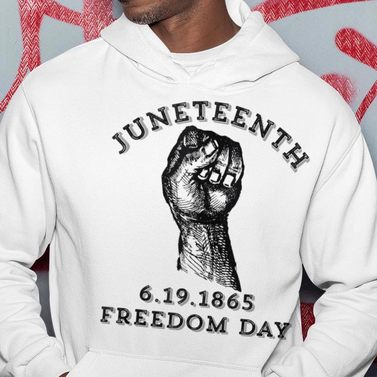 Junenth Fist Celebrate Freedom Independence Day Hoodie Unique Gifts