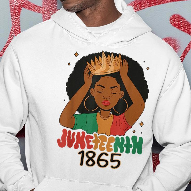 Junenth Is My Independence Day Black Queen African Girl Hoodie Unique Gifts