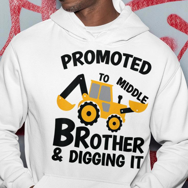 Kids Promoted To Middle Brother Baby Gender Celebration Hoodie Unique Gifts