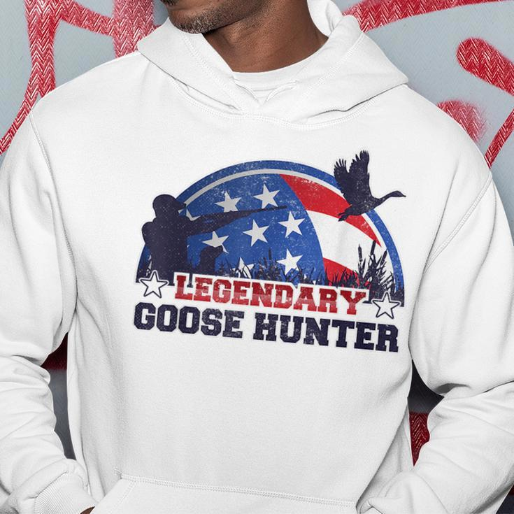 Legendary Goose Hunter American Flag Hunting Hoodie Unique Gifts