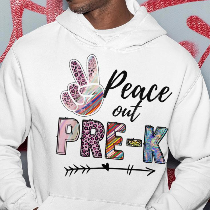 Leopard Peace Out Prek Last Day Of School Summer Beach Hoodie Unique Gifts