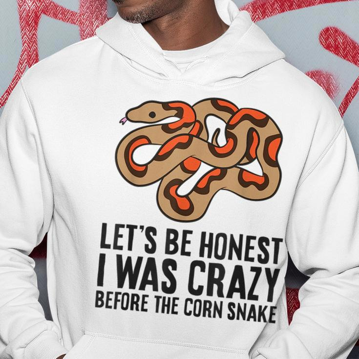 Lets Be Honest I Was Crazy Before The Corn Snake Gifts For Snake Lovers Funny Gifts Hoodie Unique Gifts