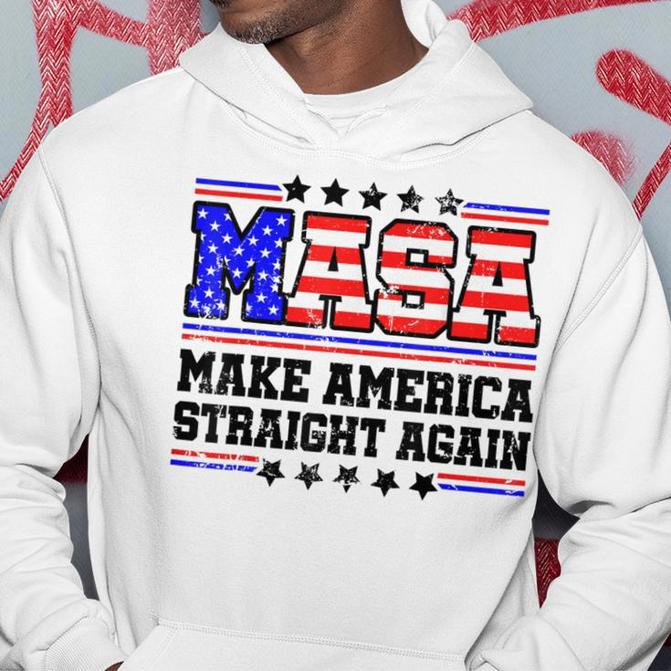 Masa Make America Straight Again Usa American Hoodie Unique Gifts