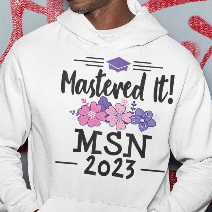 Mastered It 2023 Msn Masters Nursing Science Graduation Hoodie Unique Gifts