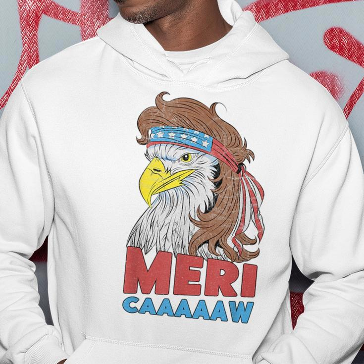 Meri-Caaaaaw - Eagle Mullet 4Th Of July Usa American Flag Mullet Funny Gifts Hoodie Unique Gifts