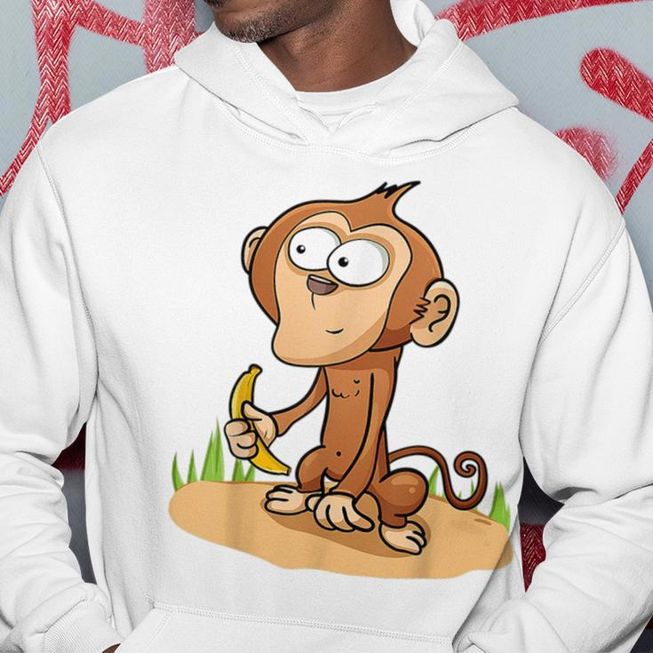 Monkey Grivet Rhesus Macaque Crab-Eating Macaque Hoodie Unique Gifts