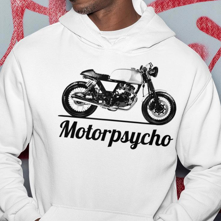 Motorpsycho Motorcycle Cafe Racer Biker Vintage Car Gift Idea Biker Funny Gifts Hoodie Unique Gifts